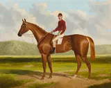 Falcon: Winner Of The 1864 Adelaide Cup by Frederick Woodhouse Snr, 1865, oil on canvas on board, sold Sep 2016