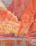 Quarta-Tooma (Ormiston Gorge) by Albert Namatjira, 1939, watercolour and gouache on paper, sold May 2016