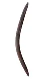 NEW SOUTH WALES, 19th century by A Murrumbidgee River Boomerang, carved and shaped hardwood, replete with fine adzed markings and old patina overall, sold May 2016