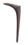SOUTH EAST AUSTRALIA, 19th century by A Leangle Club, carved hardwood with shiny old patina, sold May 2016