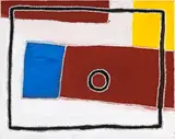 Untitled by Rammey Ramsey, 2007, ochres and pigment with acrylic binder on composition board, sold May 2016