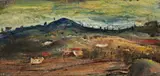 Autumn At Orange No. 2 by Lloyd Rees, 1958, oil on board, sold May 2016