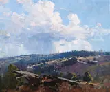 Sassafras by Arthur Streeton, 1926, oil on canvas, sold May 2016