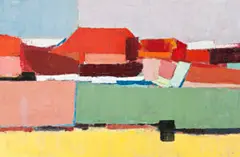 Mt Vernon by Guy Grey-Smith, 1962, oil and beeswax emulsion on gauze on composition board, sold May 2016