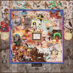 Monogram by Juan Davila, 1989, oil and collage on canvas, offered May 2016