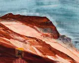 Kelly And Cliff by Sidney Nolan, mixed media on paper on composition board, offered May 2016