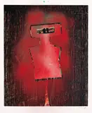 Red Ned Kelly by Sidney Nolan, screenprint, collage and airbrush on paper, sold May 2016