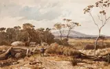 At Ballan by Louis Buvelot, 1876, watercolour on paper, sold May 2016
