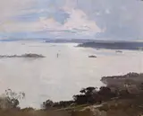 Middle Harbour, Sydney by Penleigh Boyd, 1922, oil on canvas, sold May 2016
