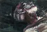 Geoff 23 by Euan MacLeod, 1994, oil on canvas, sold May 2016