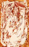 Study For Triptych Of Our Lady Of Walsingham (St Aidan’S Church, East Acton) by Roy De Maistre, c.1961, oil, enamel and pencil on card, sold May 2016