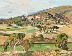 Ferntree Gully by Harald Vike, c.1944, oil on canvas on board, sold May 2016