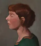 Portrait Of Sybil Craig by Constance Stokes, c.1926, oil on canvas on board, sold May 2016