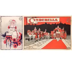 Cinderella, vers 1898. Avant la lettre. Chromolithographie. Non entoilée by John Hassall, Affiche anglaise, n°, sold Apr 2025