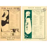 The Yellow Book, janvier 1895 et avril 1897 2 chromolithographies. Non entoilées. Sans imp by Aubrey Vincent Beardsley, Affiche anglaise, sold Apr 2025