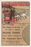 Land and water, 1901 Chromolithographie. Non entoilée Bemrose & sons, Londres by Cecil Aldin, Affiche anglaise - sans doute fort rare, sold Apr 2025
