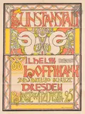 Kunstanstalt, Wilhelm Hoffmann, Dresde, 1896 Chromolithographie en 2 feuilles. Non entoilée. Imp. Wilhelm Hoffmann, Dresde by Richard Müller, Affiche, Ed, sold Apr 2025