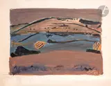Vue de Sammeron by Henryk Hayden, 1970, Gouache, sold Mar 2025