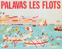 Palavas les Flots by Albert Dubout, 1971, Affiche, sold Mar 2025