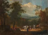 La prédication de Saint Jean-Baptiste by Franz Joachim Beich, Toile, sold Oct 2022