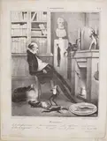 L'Imagination, pl. 2, 3, 4, 5, 6, 9, 11, 13, 15. 1833 by Honoré Daumier, Lithographie, sold Jun 2022