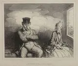 Sujets divers sur le thème du chemin de fer. 1843-1862 by Honoré Daumier, Lithographie, sold Jun 2022
