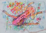 Sans titre by Roberto Matta, Aquarelle et feutre sur papier, sold Jun 2022
