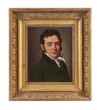 Portrait de Péan de Saint-Gilles by Louis-Léopold Boilly, Toile et châssis d'origine, sold Jun 2022