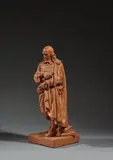Corneille by Étienne Mélingue, Terre cuite patinée, sold Jun 2022