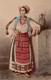 Femme croate by Théodore Valério, 1852, Aquarelle signée et datée, sold Oct 2019