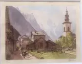 Argentière by Joanny Drevet, 1951, Aquatinte en couleur, sold Jun 2020