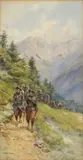 Chasseurs alpins by Pierre Comba, Aquarelle, sold Dec 2019