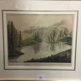 Le Mont-Blanc depuis le Lac de Chedde by Marc Theodore Bourrit, Lithographie, sold Dec 2019