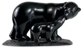 Ours et son petit by David Mesly, Épreuve en bronze à patine noire, sold Nov 2019