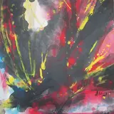 Composition by Ye Xing-Qian, 2009, Aquarelle et encre, sold Oct 2019