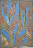 Sans titre by David Lan-Bar, 1962, Gouache sur papier, sold Sep 2024