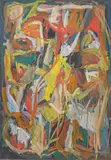 Sans titre by David Lan-Bar, 1962, Gouache sur papier, sold Sep 2024