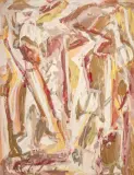 Sans titre by David Lan-Bar, Huile et gouache sur papier, non signée, sold Sep 2024