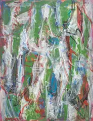 Sans titre by David Lan-Bar, 1967, Huile et gouache sur papier, sold Sep 2024