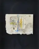 Sans Titre by James Coignard, Technique mixte (encre, aquarelle, forme pressée) signée en bas à droite, justifiée, sold Sep 2024