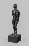 Archère I by Paul Guiramand, Bronze à patine foncée, sold Sep 2024