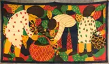 pour Editions Braun & Cie, Paris Vendanges by Maurice Ferréol, Toile imprimée, sold Sep 2024