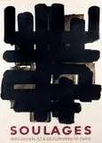 Sans titre by Pierre Soulages, Affiche en couleur de la Galerie Berggruen, sold Mar 2012