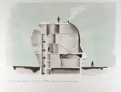 Les nouveaux constructeurs by François-Xavier Lalanne, Lithographie en couleurs, sold Mar 2012