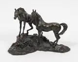Intruder by Lanford Monroe, 1983, Épreuve en bronze patiné, sold Jun 2023