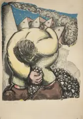 Lot comprenant : by Jean-Charles Blais, Lithographie en couleurs pour l'affiche agnès b, sold May 2023