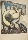 Lot comprenant : by Jean-Charles Blais, Lithographie en couleurs pour l'affiche agnès b, sold May 2023
