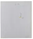 L'homme au chapeau by Jean-Jacques Sempé, 2011, Encre et crayons de couleurs sur papier, sold May 2023