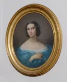 Portrait de femme by Alphonse Muraton, Pastel signé en bas à droite, sold Feb 2021