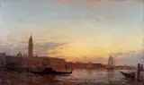 Vue du Palais des Doges by Félix Ziem, Toile, sold Feb 2021
